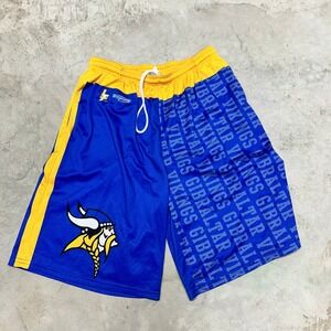 Dyesport Gibraltar‎ Vikings Basketball Shorts Mens Large Blue Gold Mesh Gym VTG